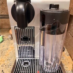 Stylish Black and Silver Coffee Maker